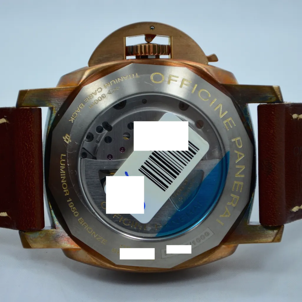 Panerai Bronzo Pam 507 Luminor 1950 Submersible Power Reserve 3 Days Watch