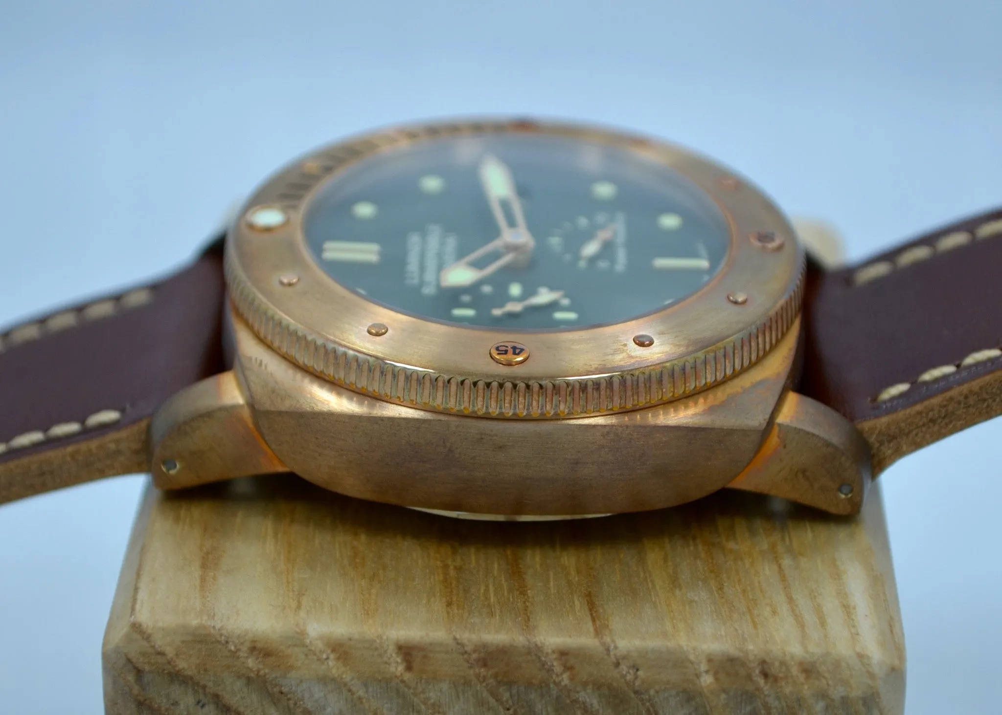 Panerai Bronzo Pam 507 Luminor 1950 Submersible Power Reserve 3 Days Watch