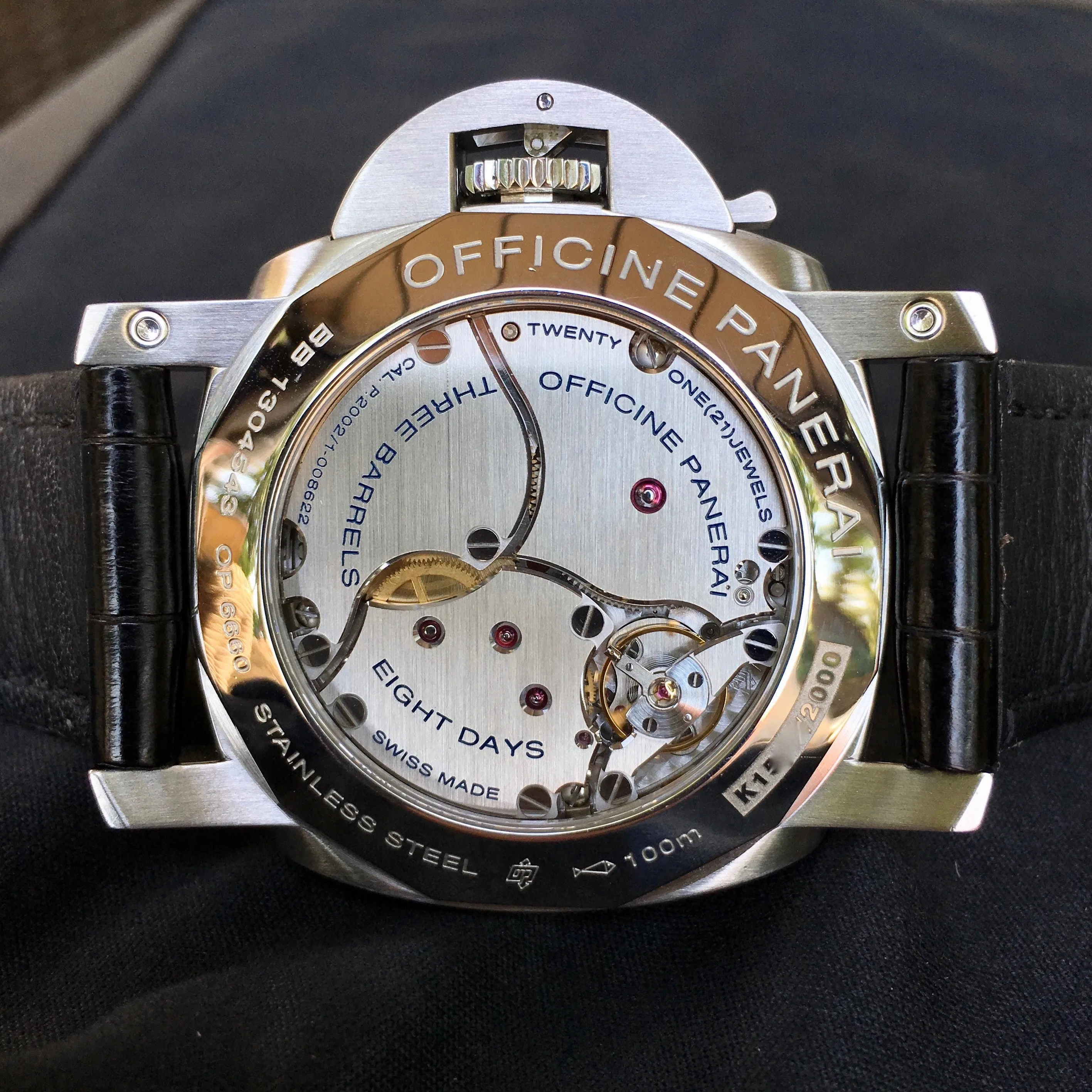 Panerai PAM 233 Luminor 1950 8 Days GMT "Dot" Stainless Steel Manual PAM00233 Watch