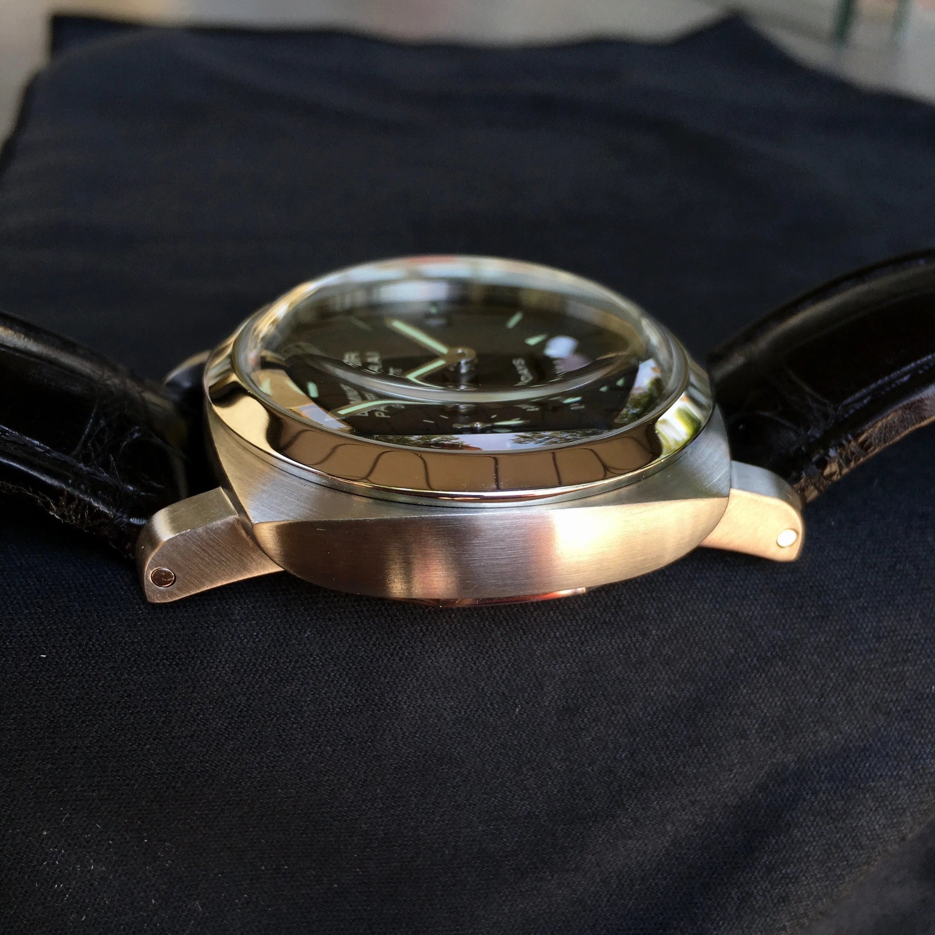 Panerai PAM 233 Luminor 1950 8 Days GMT "Dot" Stainless Steel Manual PAM00233 Watch