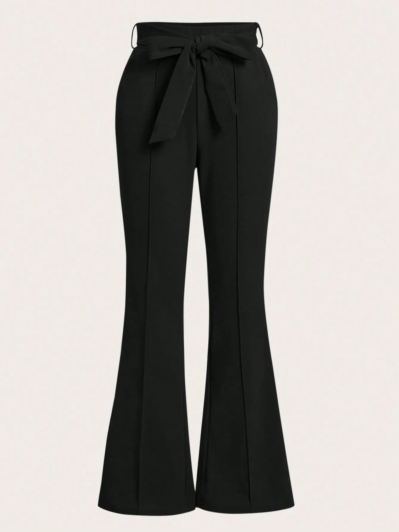 Pantalones Acampanados de Cintura Ancha para Mujeres