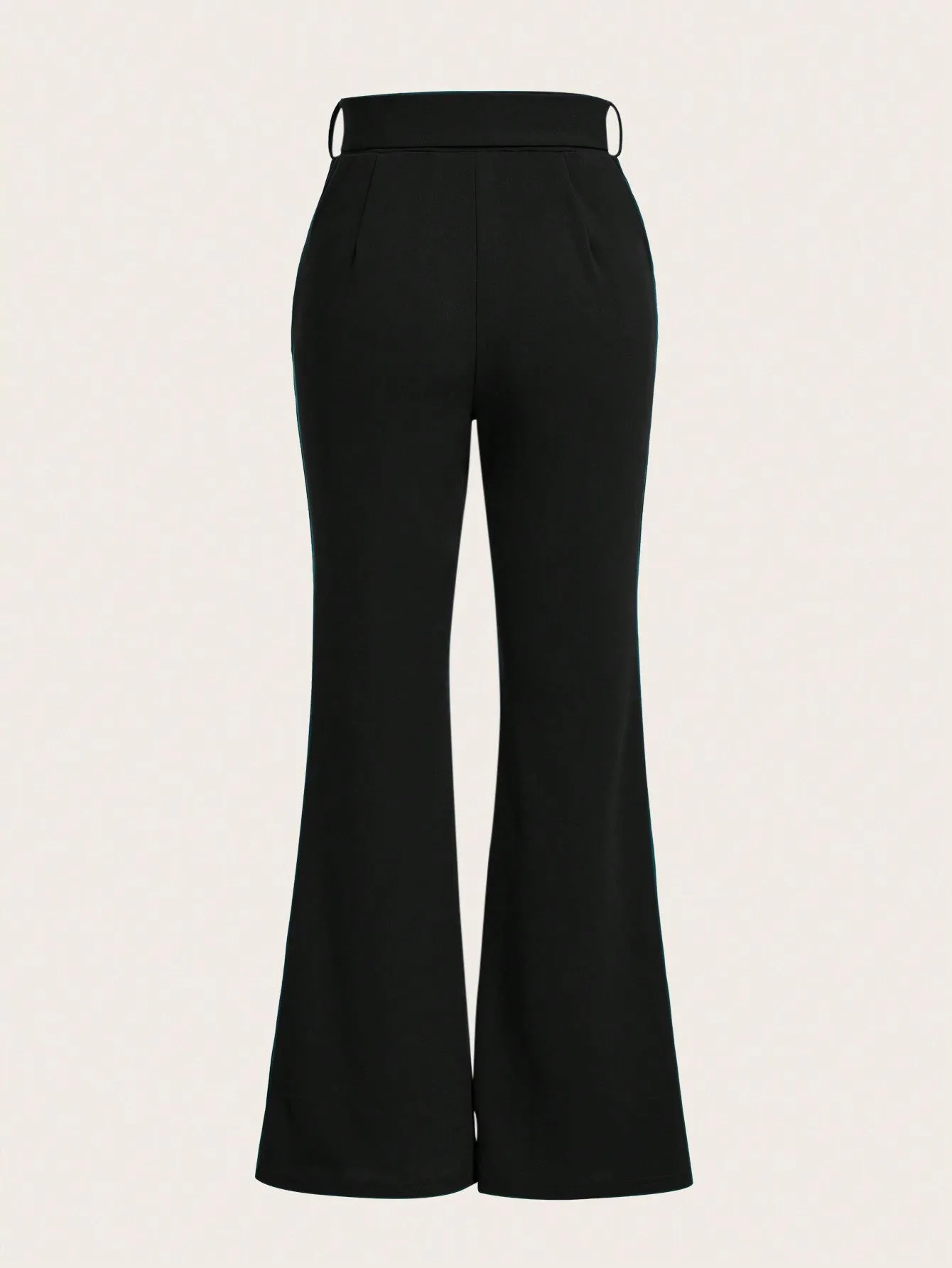Pantalones Acampanados de Cintura Ancha para Mujeres