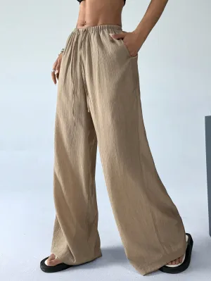 Pantalones de pierna ancha Cherry Vibes en 🌺