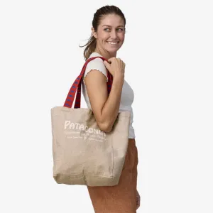 Patagonia Recycled Market Tote Water People Banner: Classic Tan