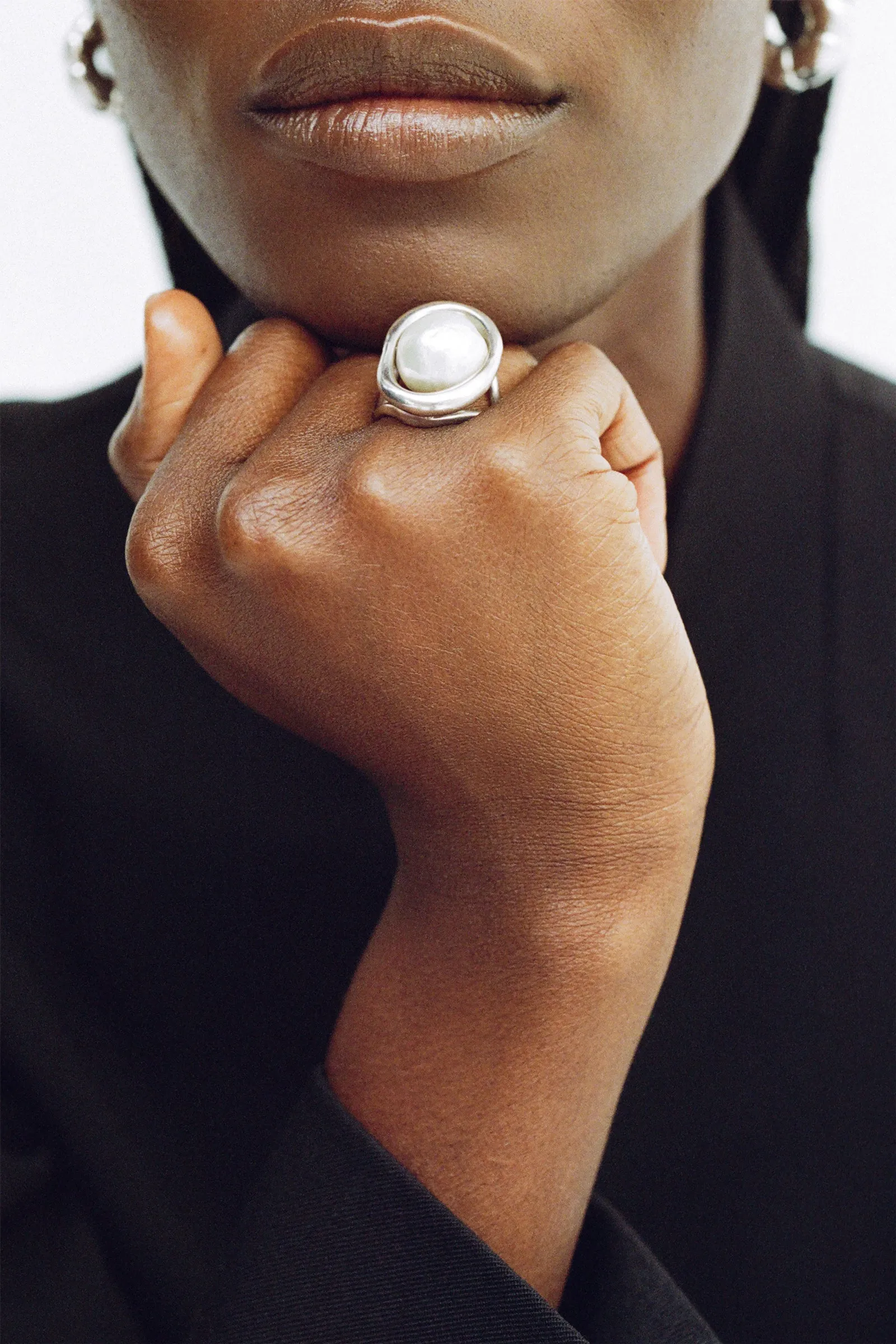 PEARL ORB RING
