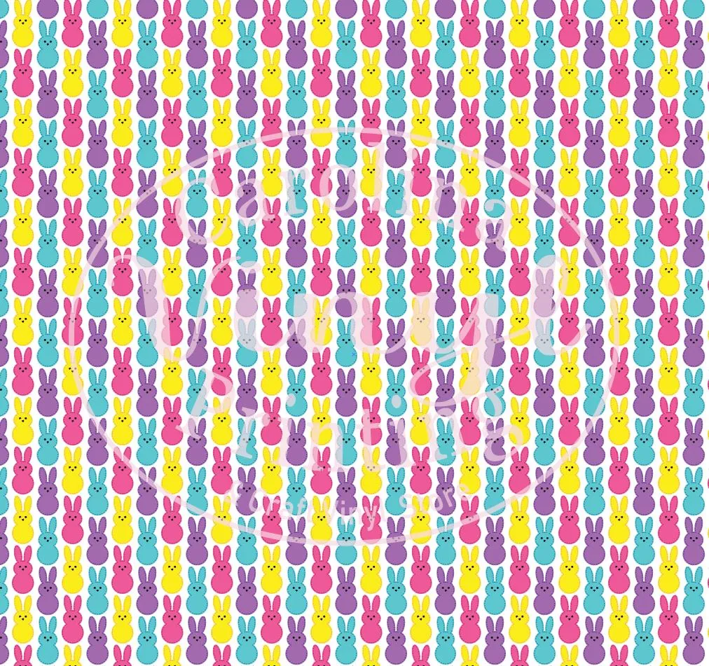 Peeps Bunny Printed Vinyl