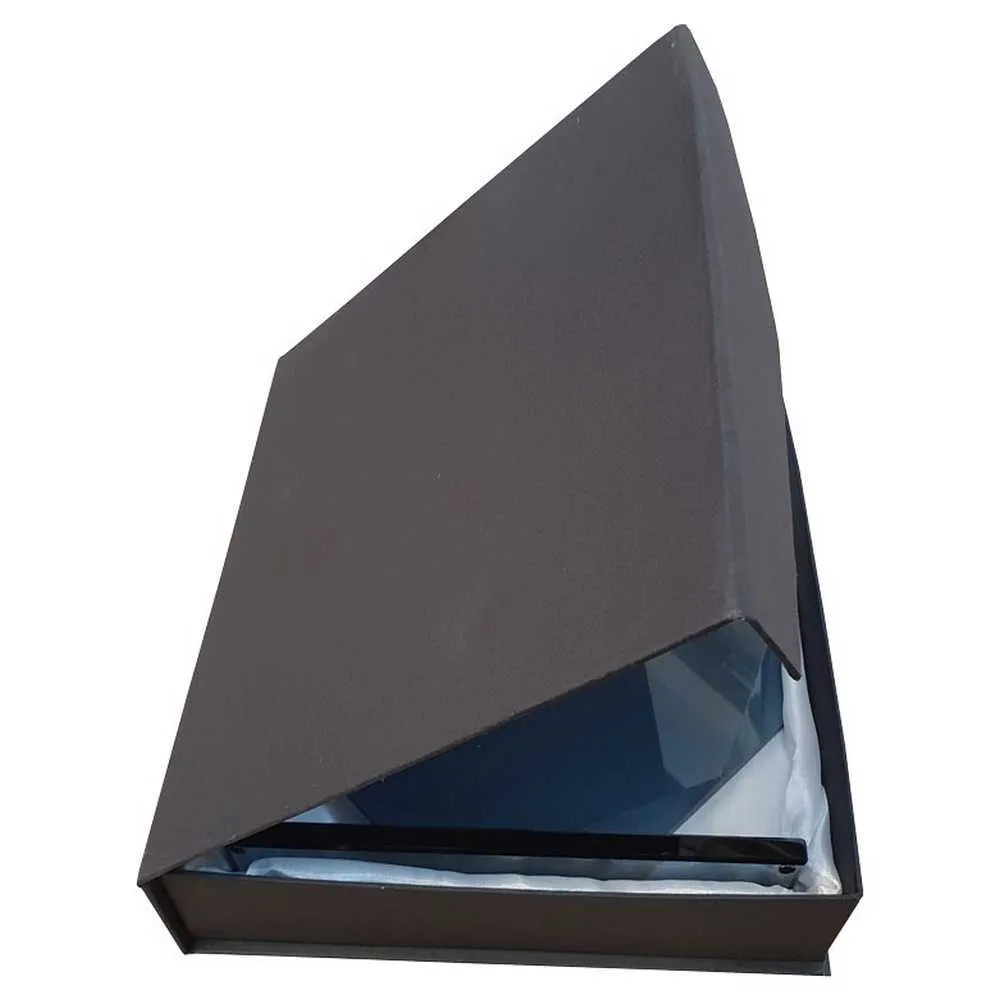 Personalised Black Glass Diamond Award Plaque