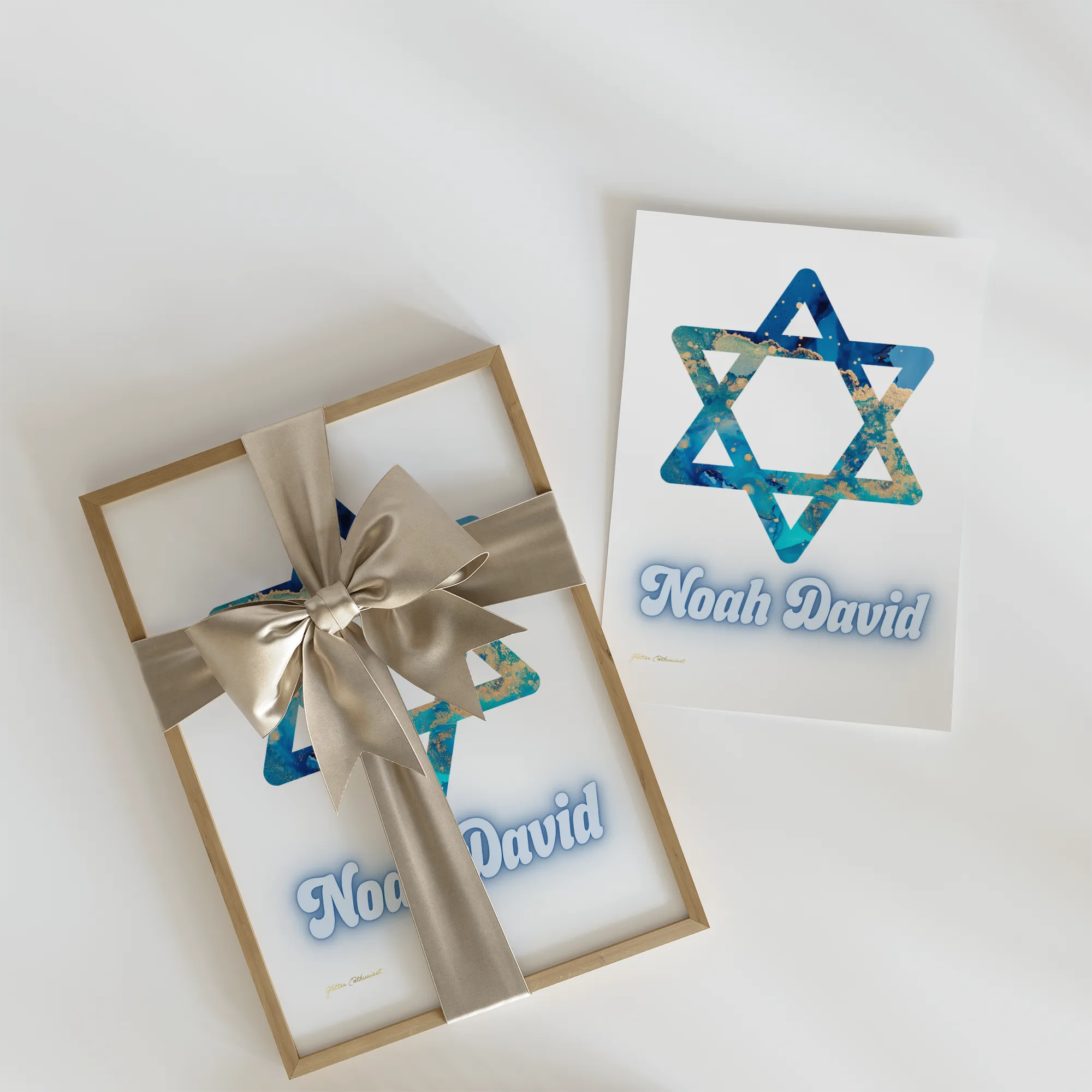 Personalized Wall Art - Star of David