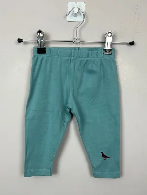 Pigeon Organics Smoke Blue Leggings 3-6m, 6-12m