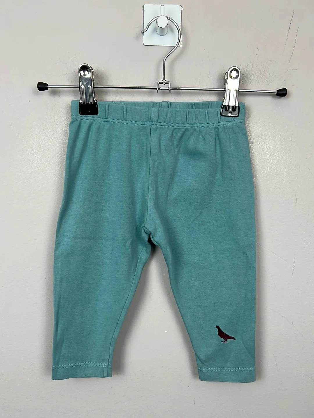 Pigeon Organics Smoke Blue Leggings 3-6m, 6-12m