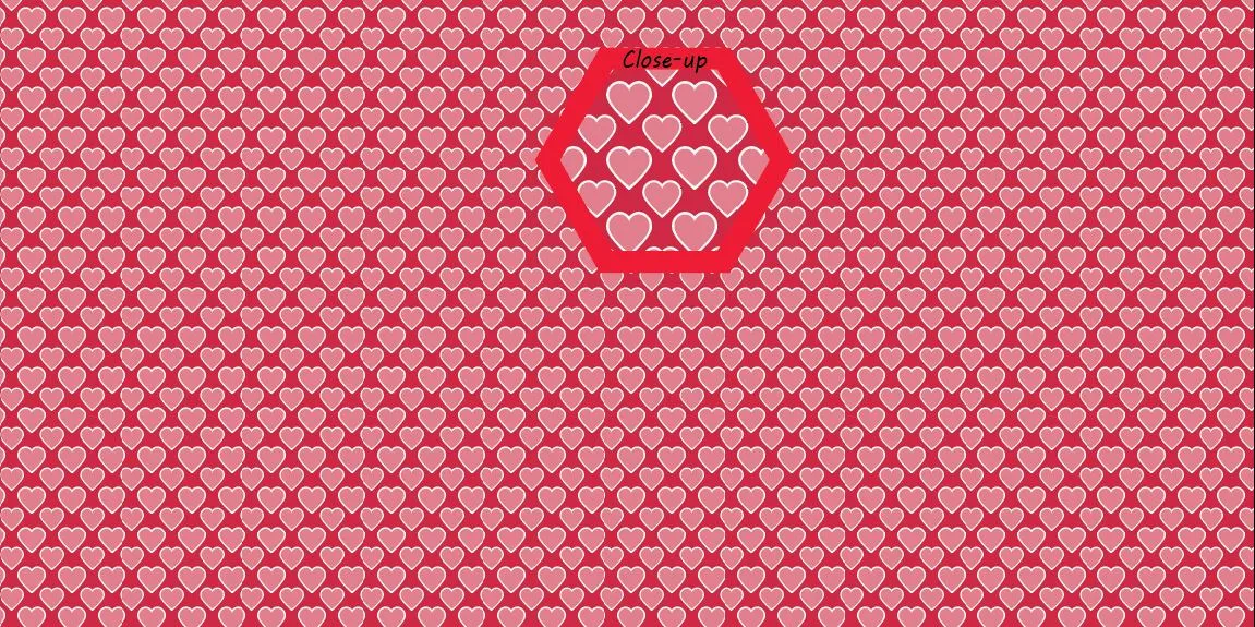 Pink Hearts on Pink Printed Vinyl