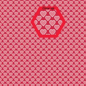 Pink Hearts on Pink Printed Vinyl