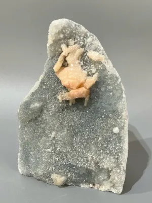 Pink Heulandite, Stilbite, Calcite & Apophylite