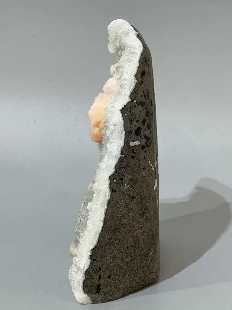 Pink Heulandite, Stilbite, Calcite & Apophylite