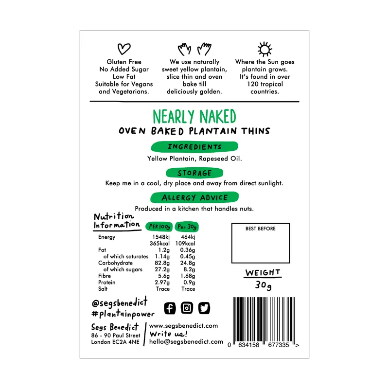 Plantain Chip Packaging