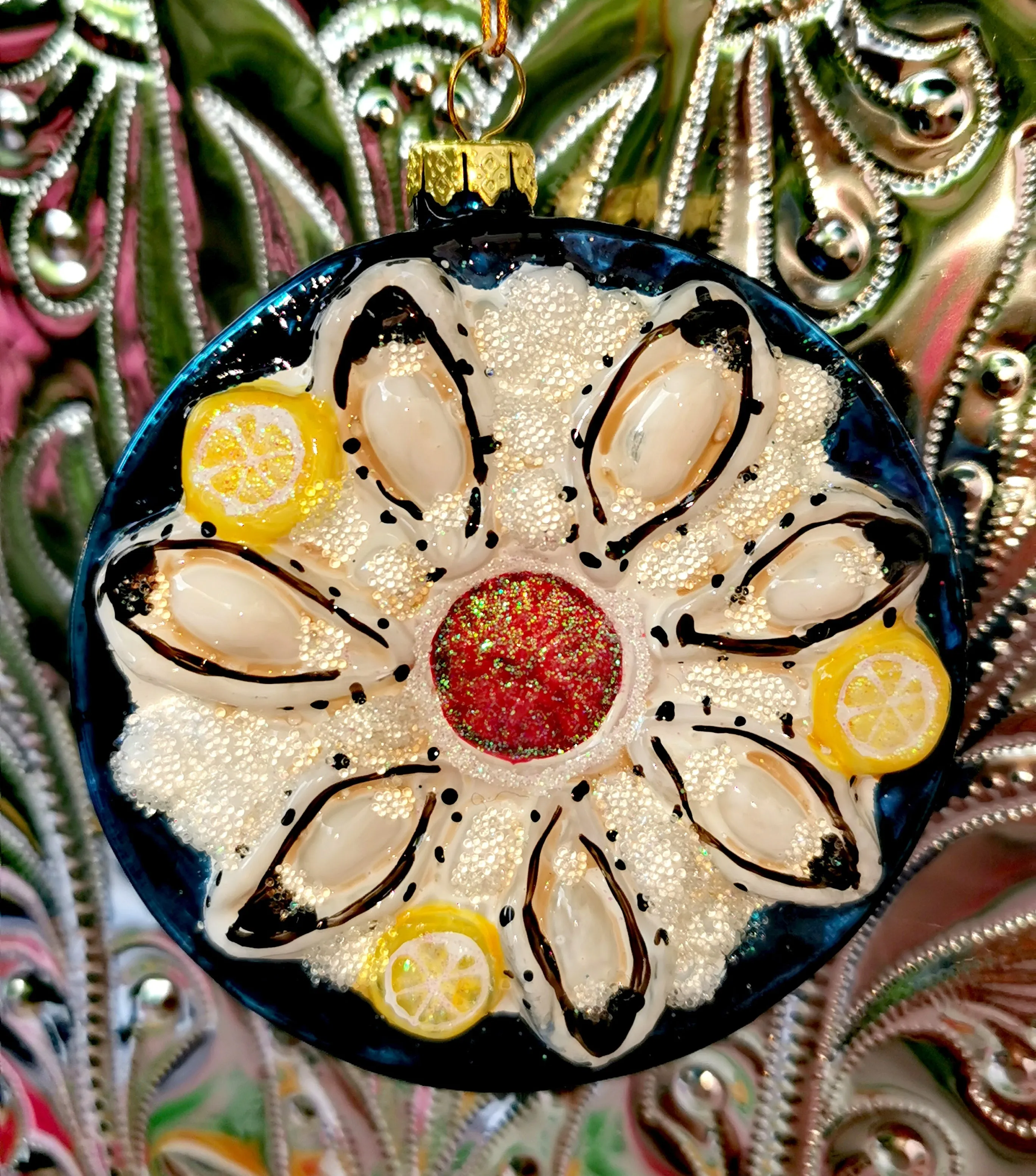 Plate of oysters