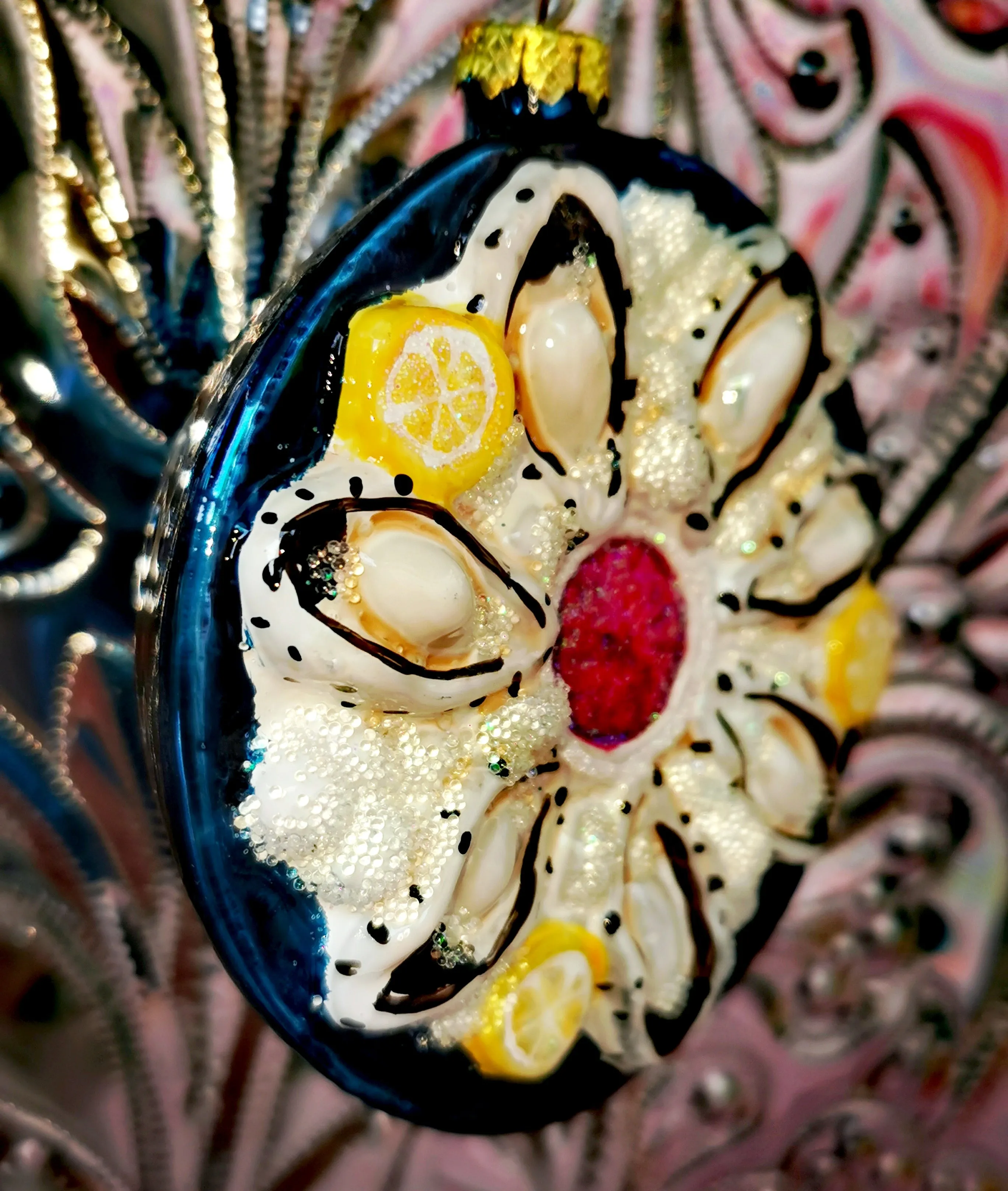 Plate of oysters