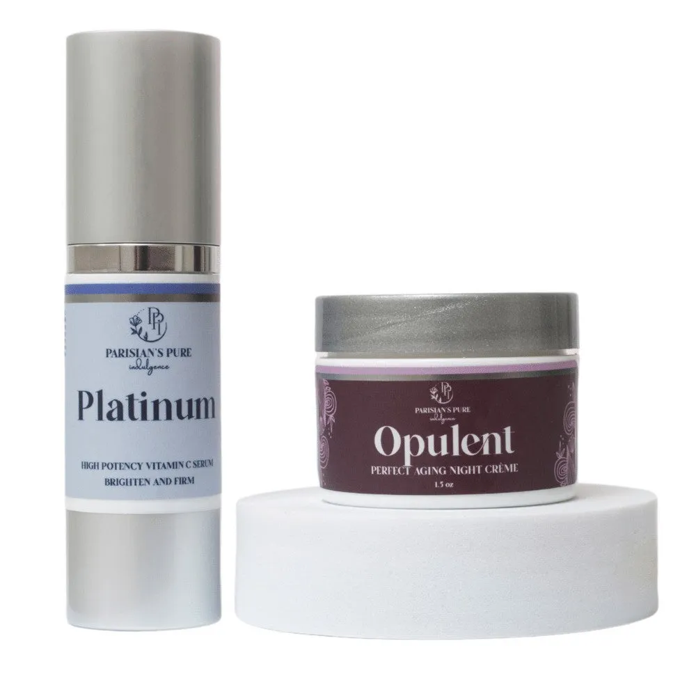 Platinum High Potency C & Opulent Night Cream Bundle