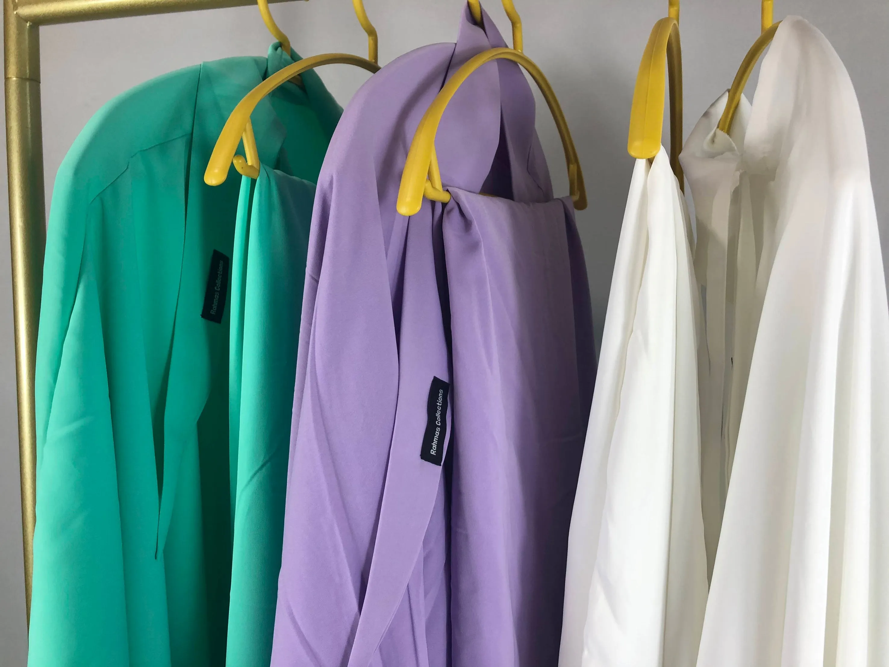 Plus Size 2 pieces jilbabs : Aqua Green with pocket