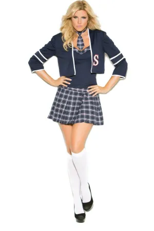 Plus Size Opaque Knee Highs