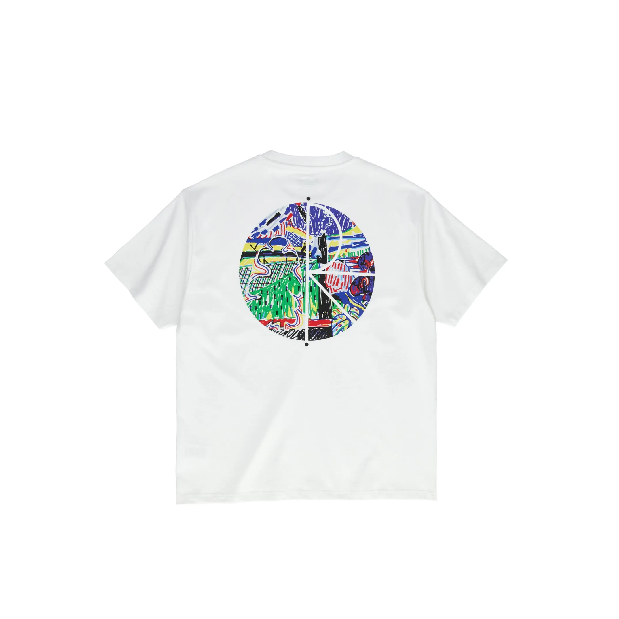 Polar Skate Co Garden Fill Logo Tee - White