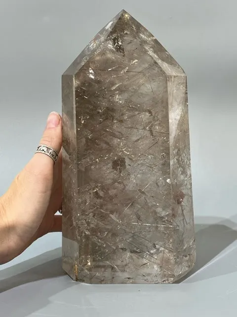 Polished Rutilated Quartz Point