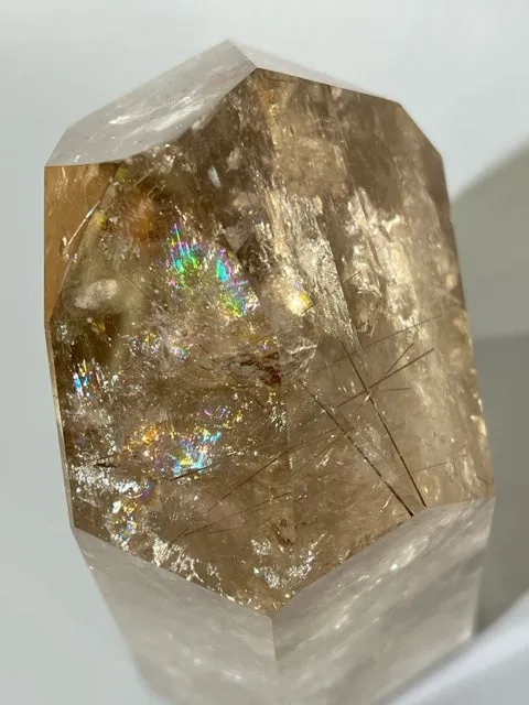 Polished Rutilated Quartz Point