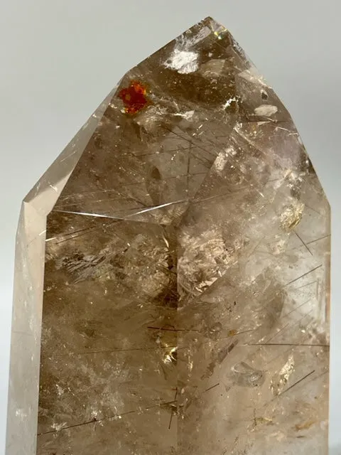 Polished Rutilated Quartz Point