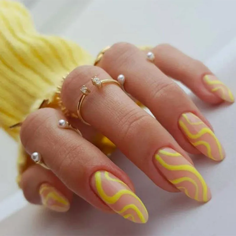 Pop Art yellow ruched