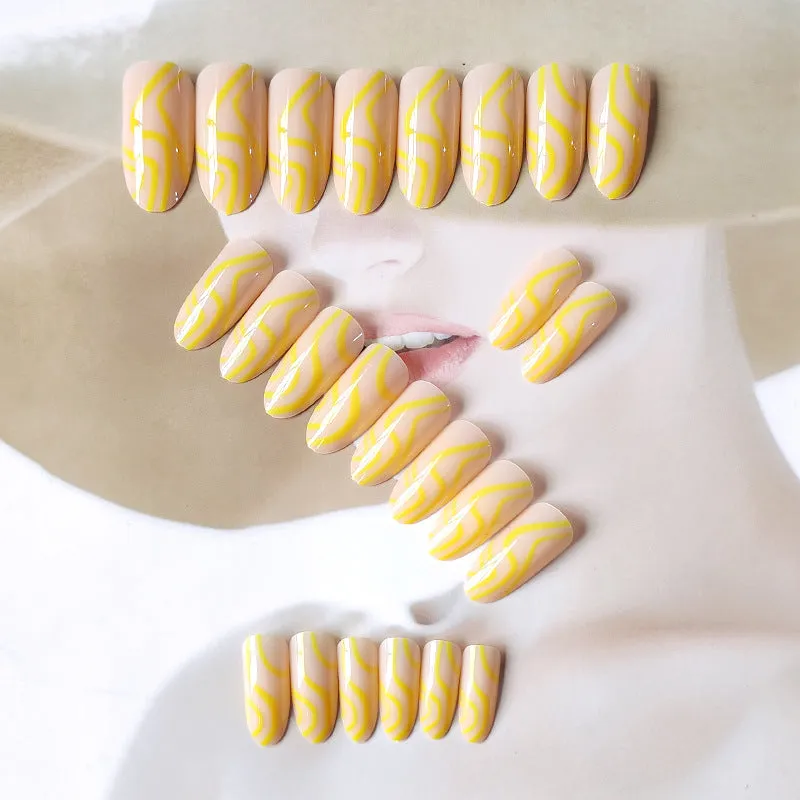 Pop Art yellow ruched