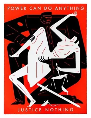 Power Can Do Anything Justice Nothing (Red)