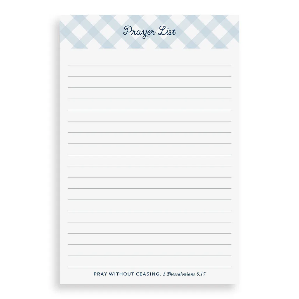 Prayer List Pad