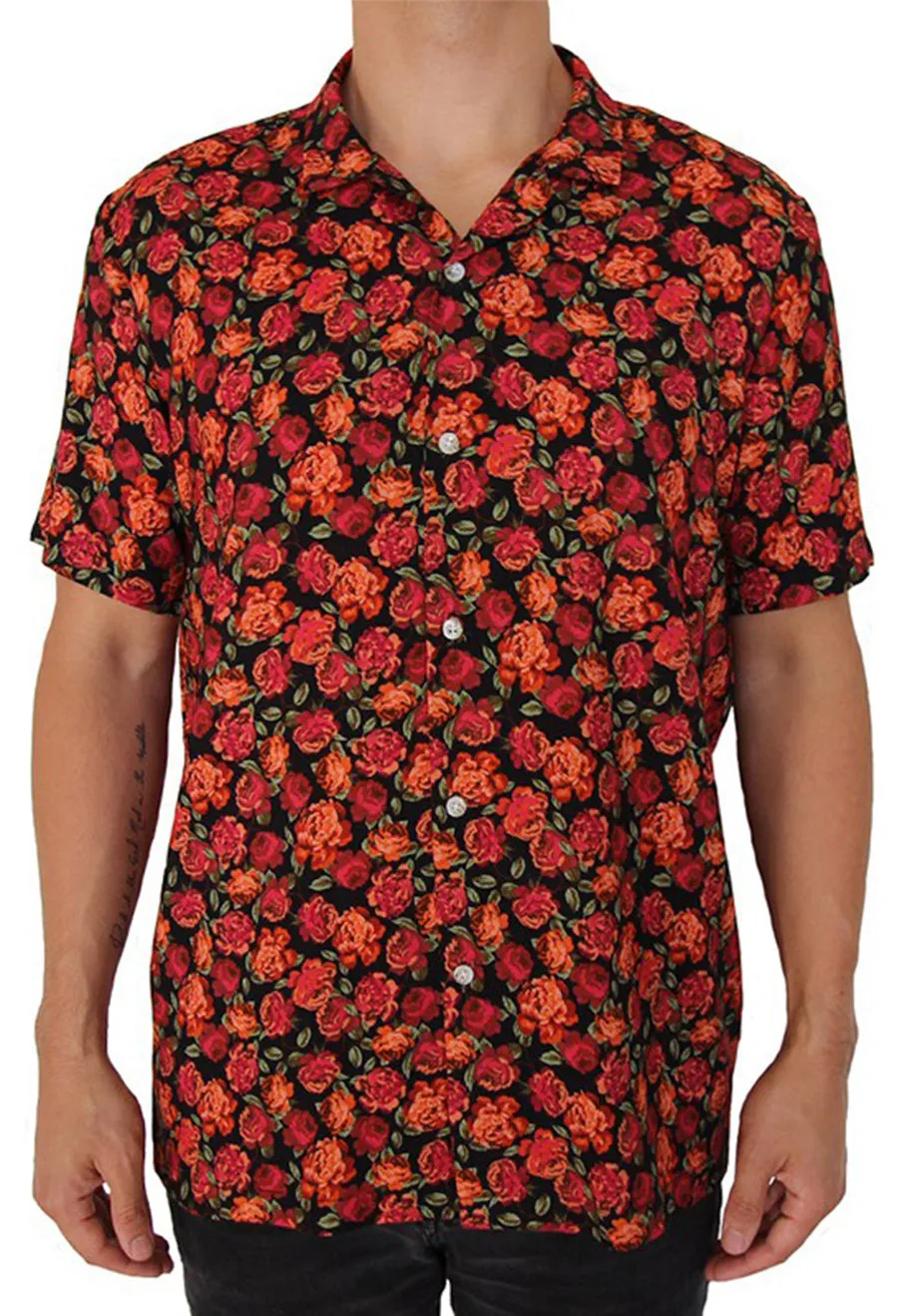 PRINTED BUTTON UP