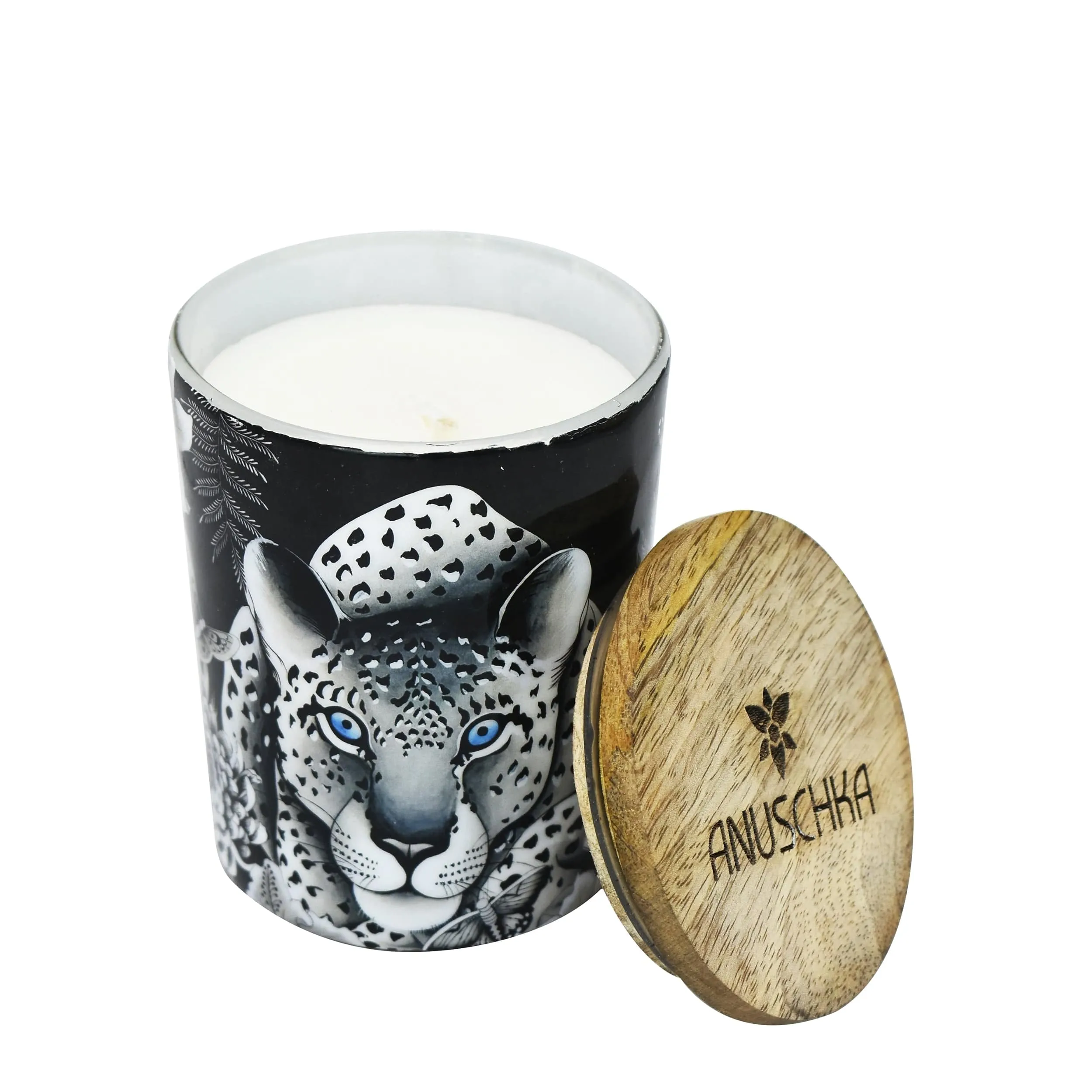 Printed Glass Candle Jar (Revive Collection) - 25005-B