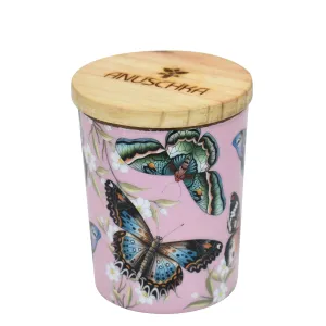 Printed Glass Candle Jar (Revive Collection) - 25005-B