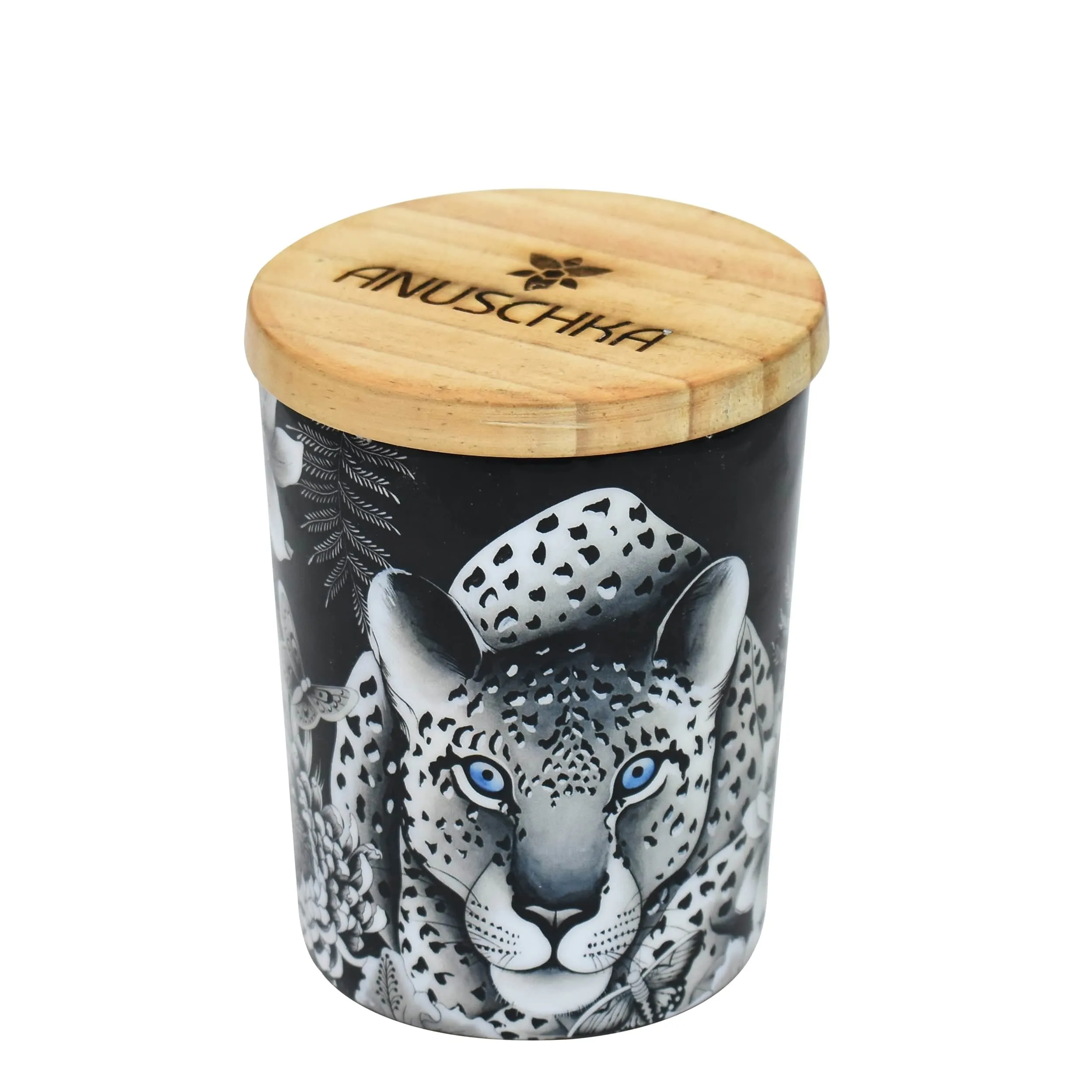 Printed Glass Candle Jar (Revive Collection) - 25005-B