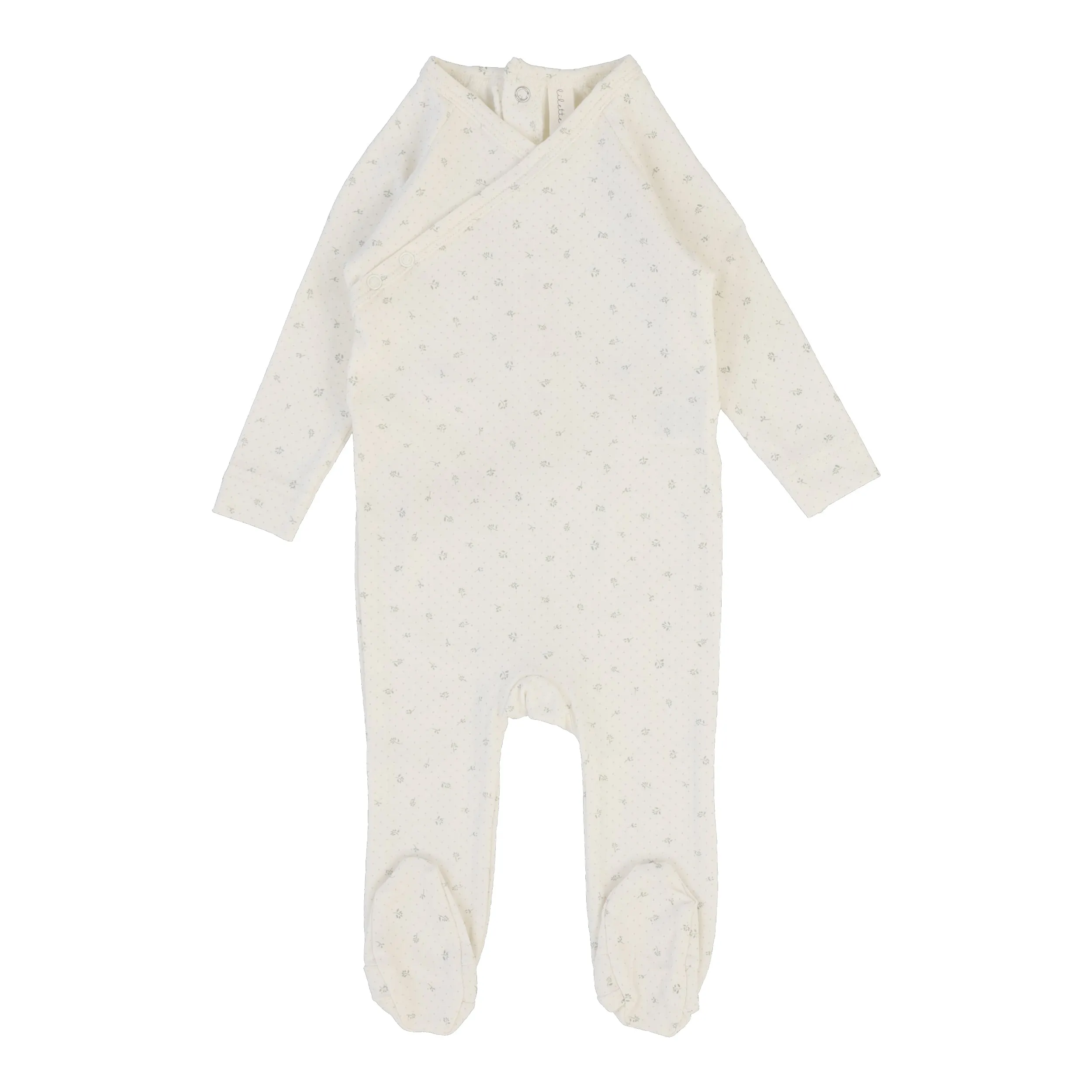 Printed Wrapover Footie
