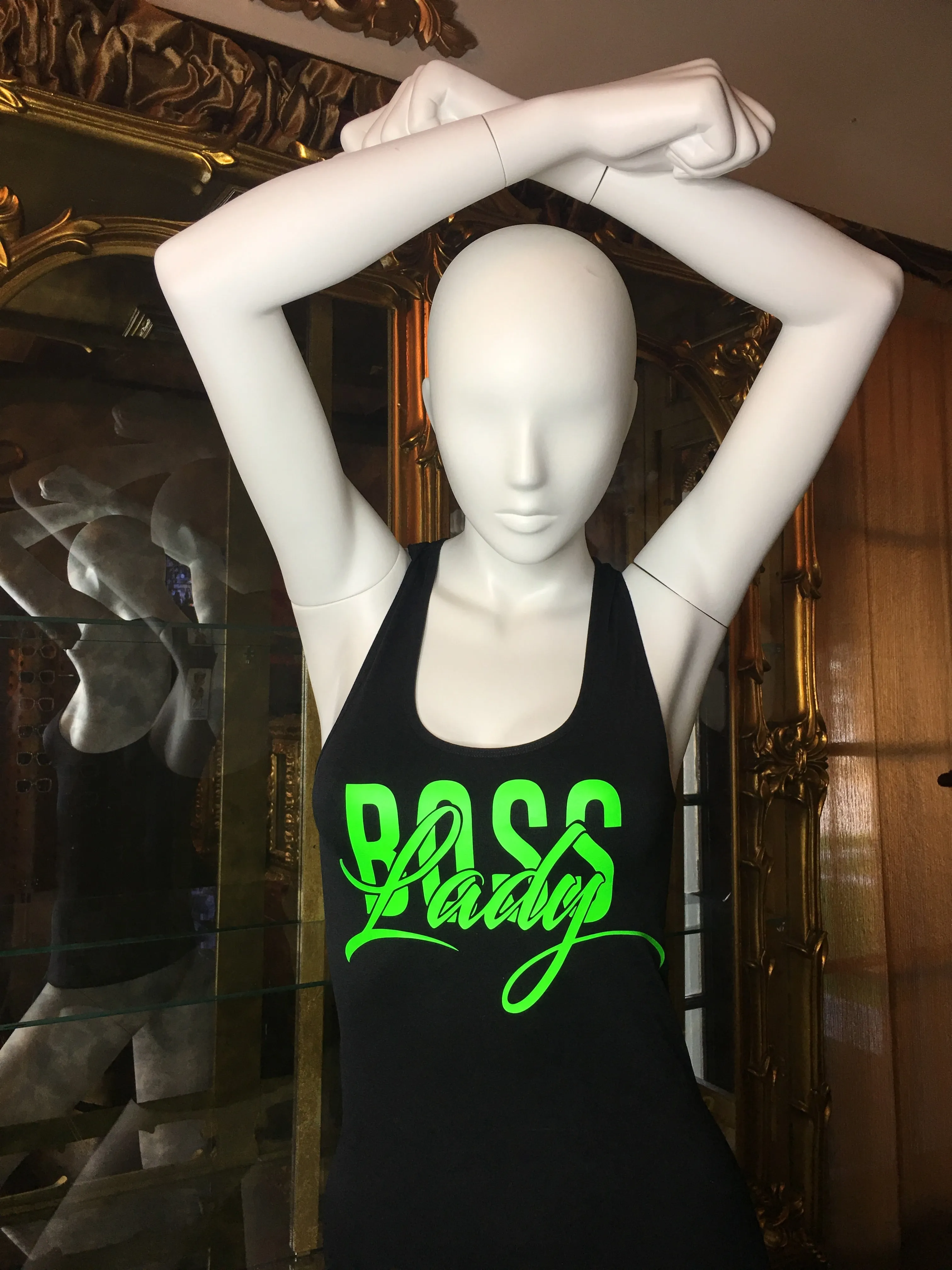 "BOSS LADY" LOGO RACERBACK