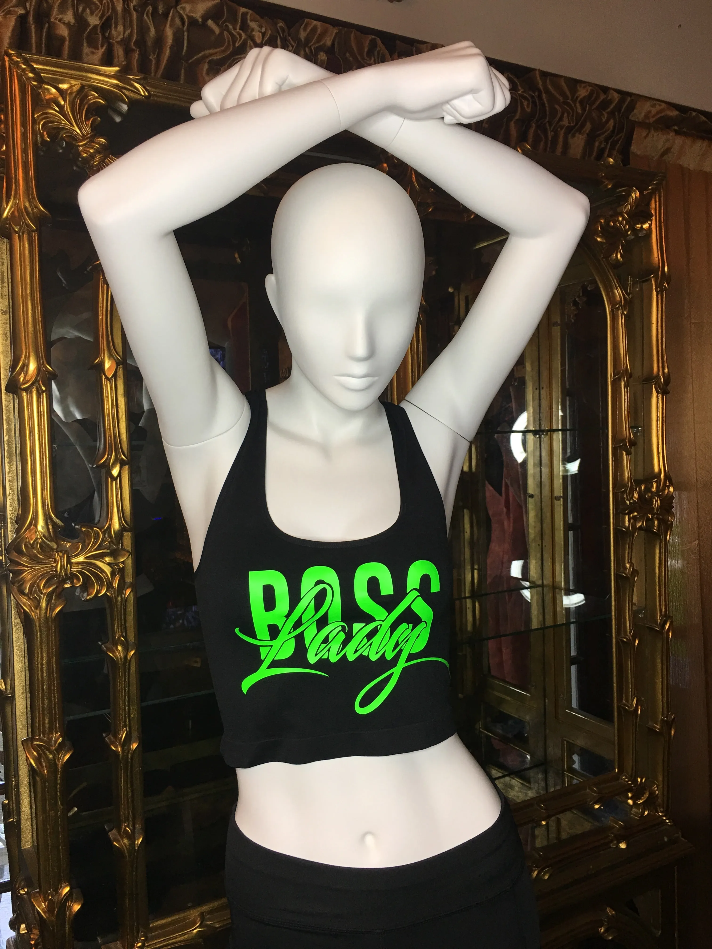 "BOSS LADY" LOGO RACERBACK