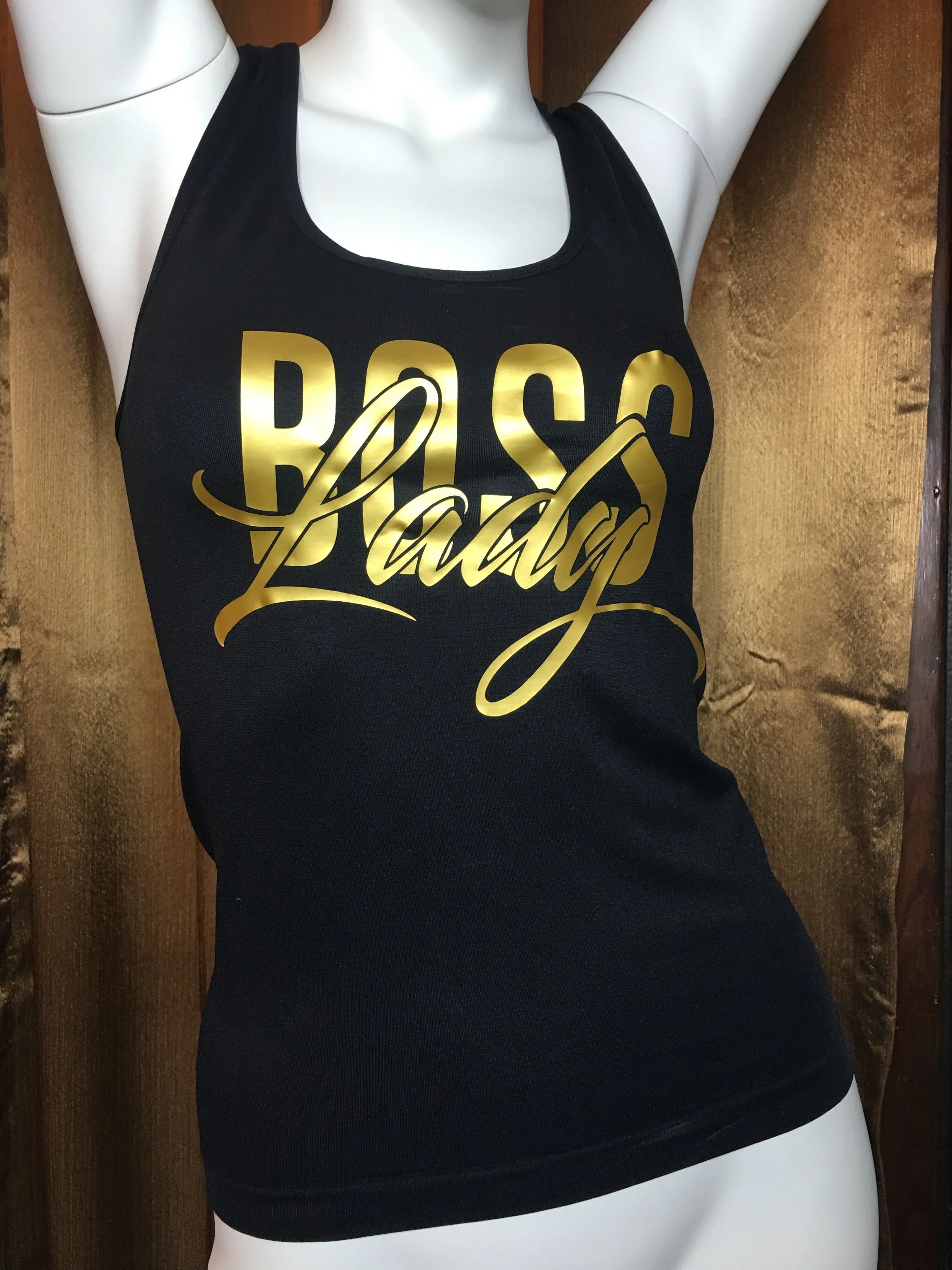 "BOSS LADY" LOGO RACERBACK