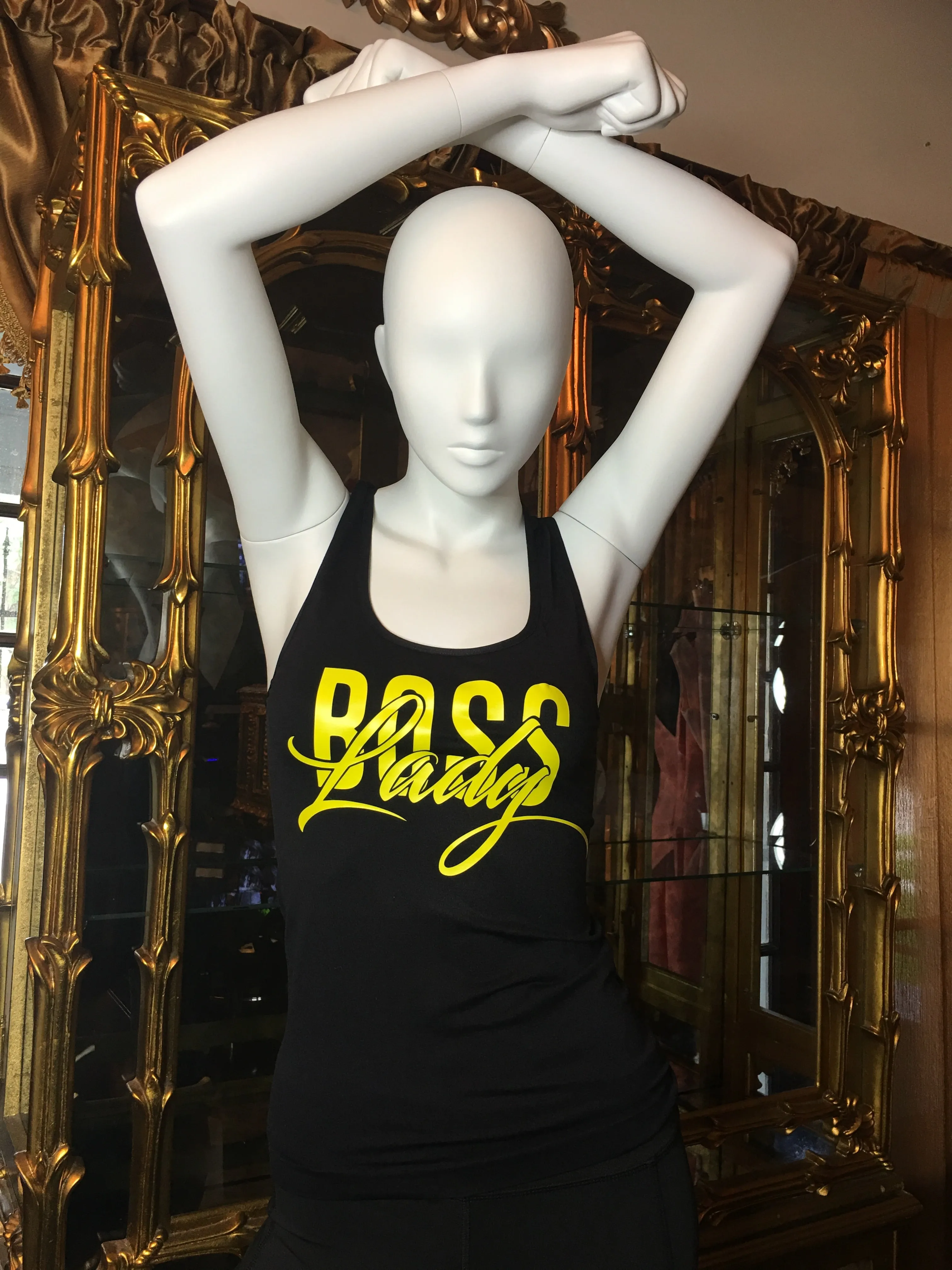 "BOSS LADY" LOGO RACERBACK
