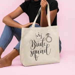 "Bride Squad" Canvas Tote
