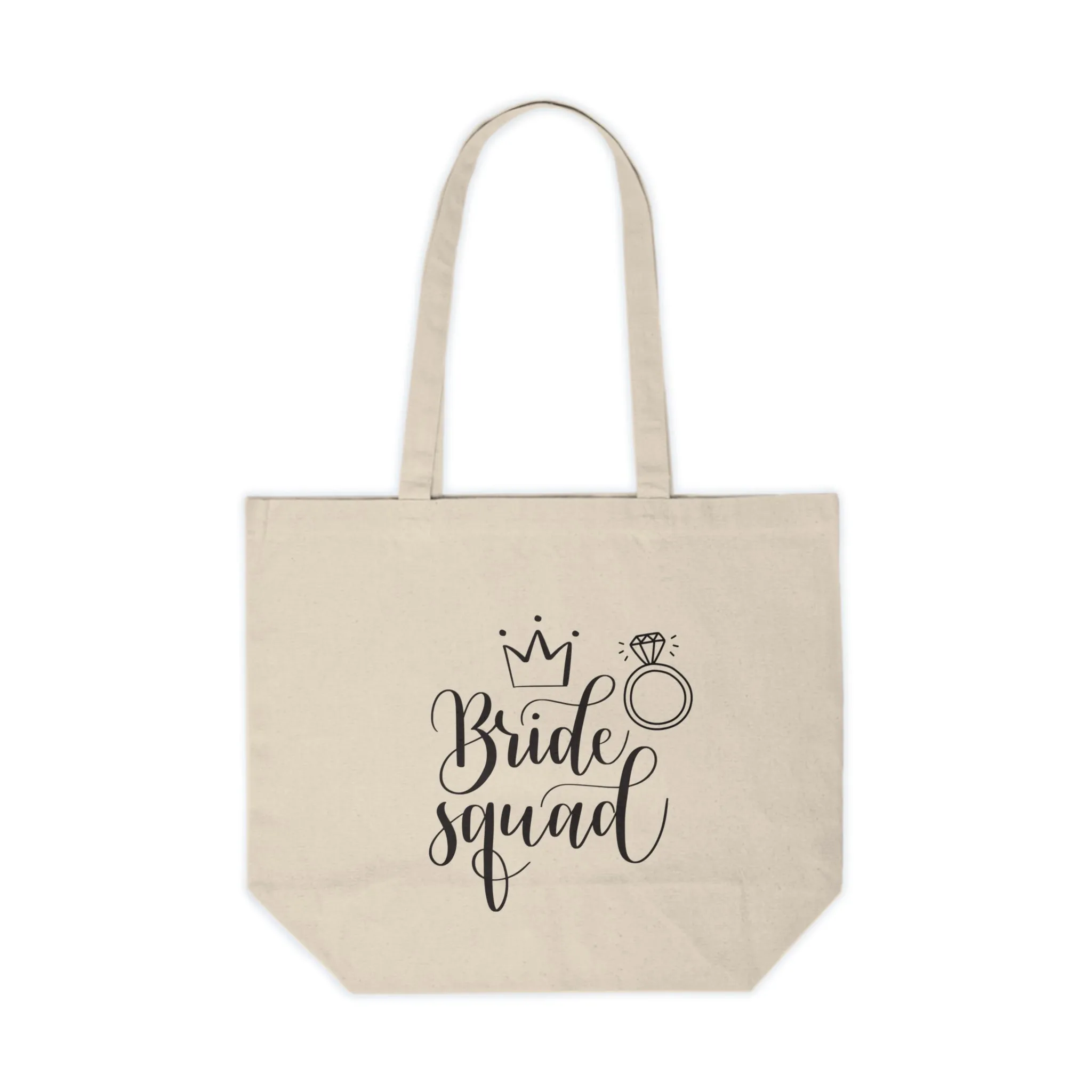 "Bride Squad" Canvas Tote