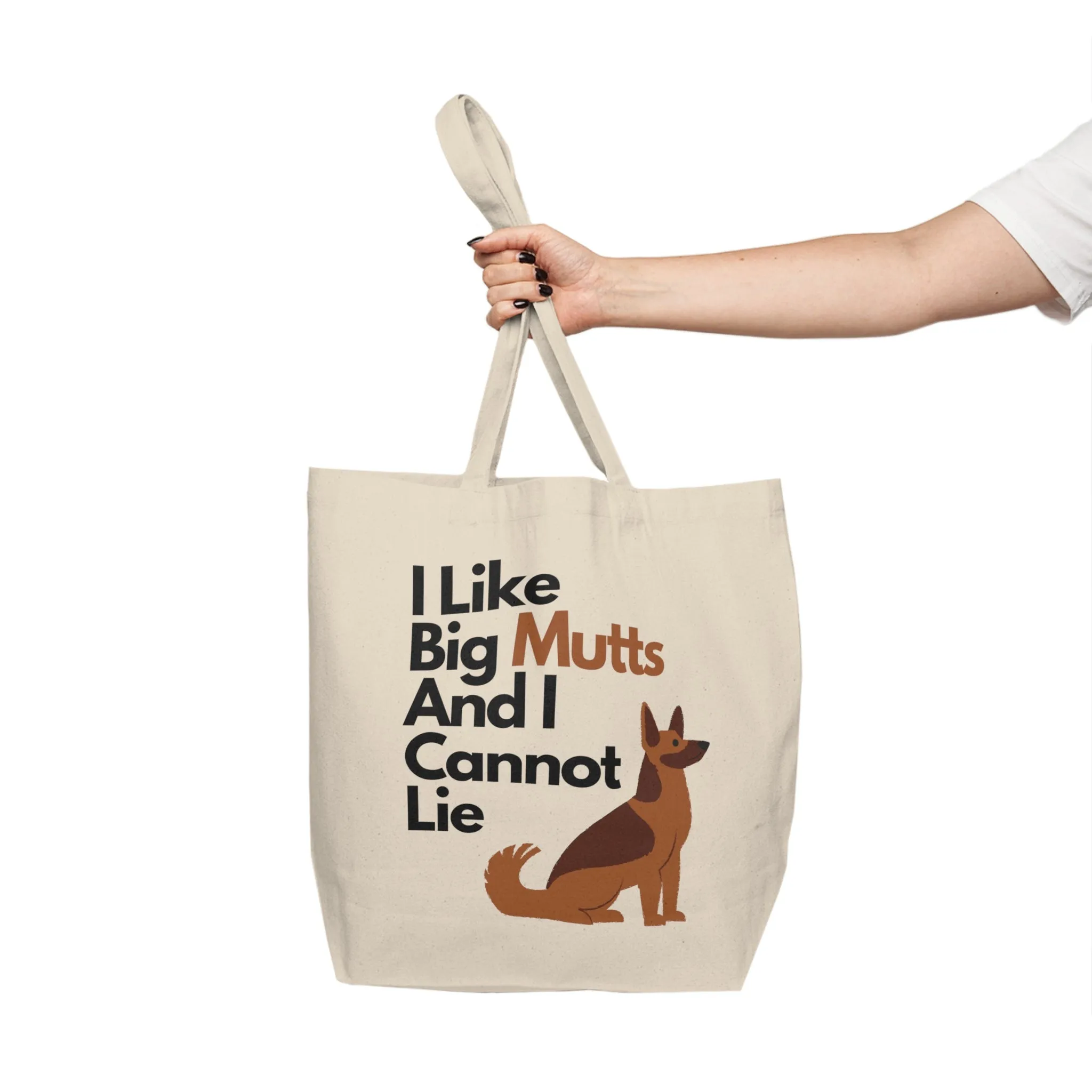 "I Like Big Mutts" Canvas Tote