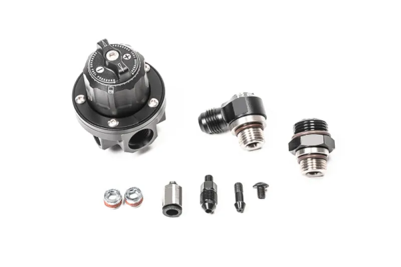Radium Engineering 8AN ORB Direct Mount Regulator-Rotating Assembly (DMR-RA) - Black | 20-1623-00