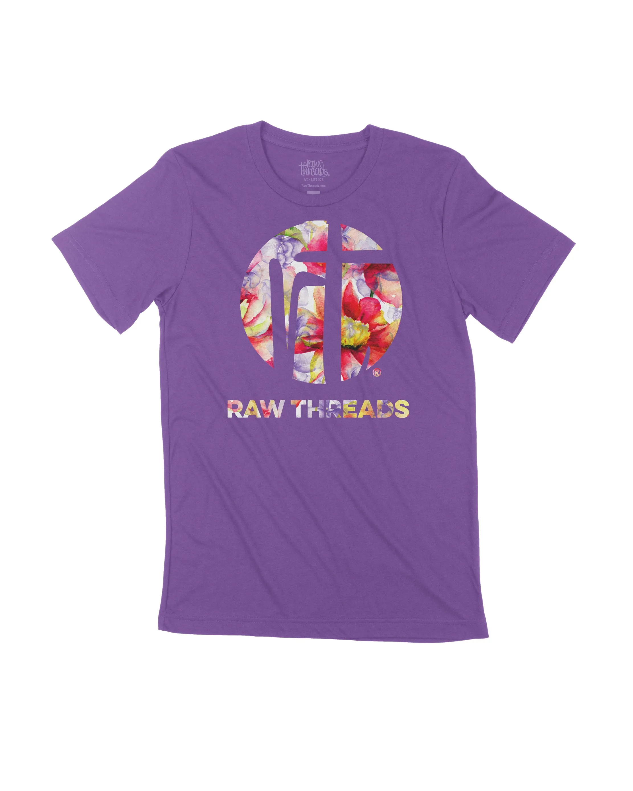 Raw Threads Floral Logo