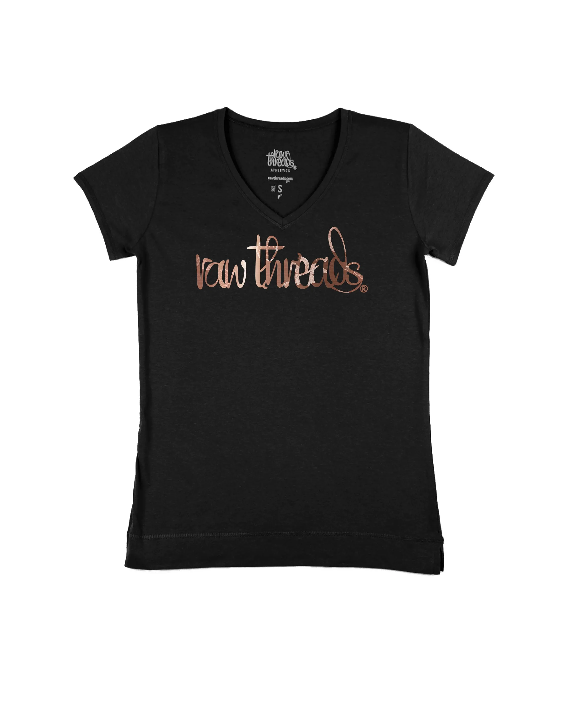 Raw Threads Script Rose Gold Floral