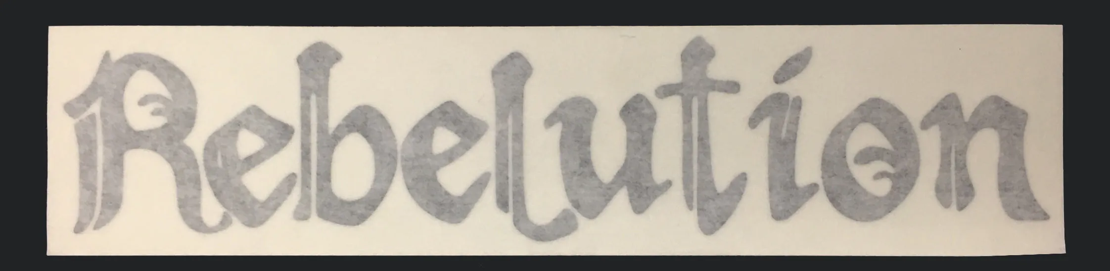Rebelution Vinyl Decals [White Only]
