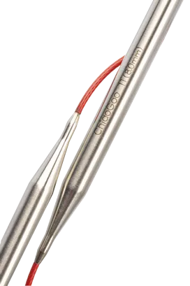 Red Lace Circular Needle