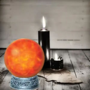 Red Orb Witches Magic Light